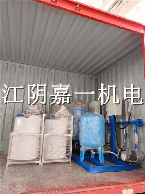 上海客戶預定的定壓補水裝置及全自動加藥裝置發貨啦！